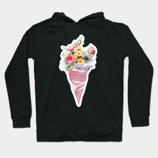 Pink Flower, Beautiful Flowers Hoodie